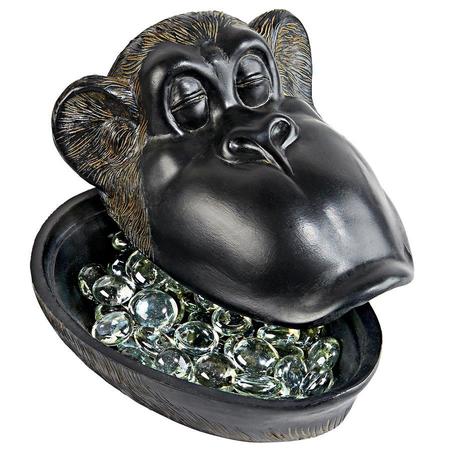 Design Toscano Monkey Trove Sculptural Trinket Box QL681